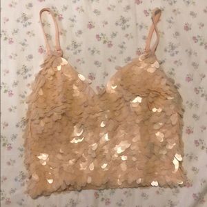 Sequined Bebe Party Top